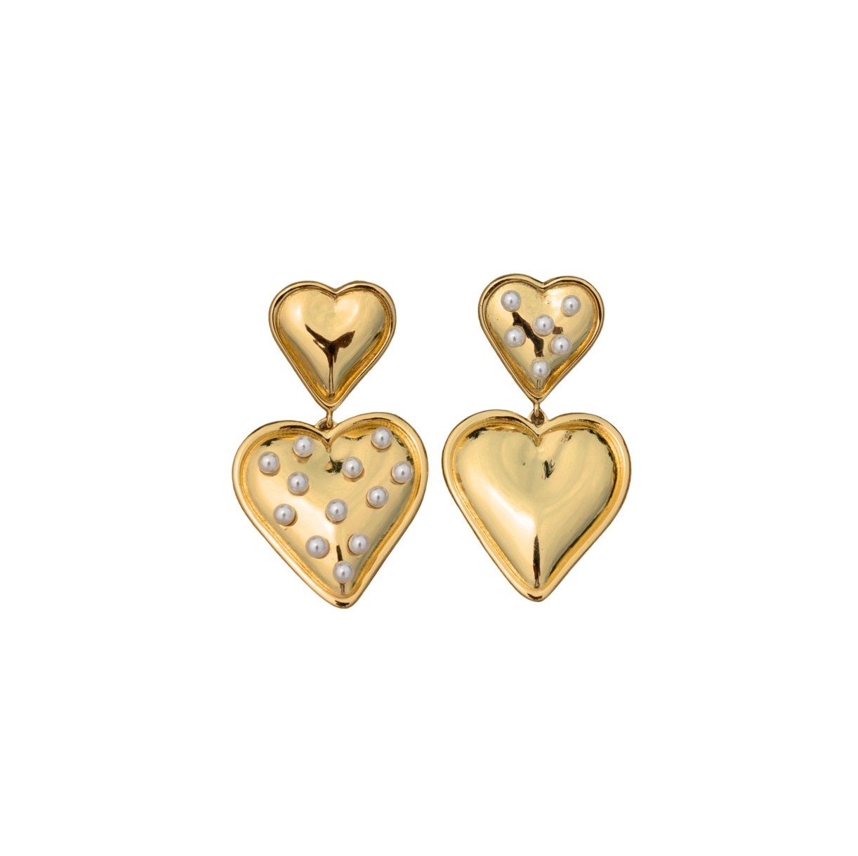 Pearl Heart Drop Earring – Ellev Collection